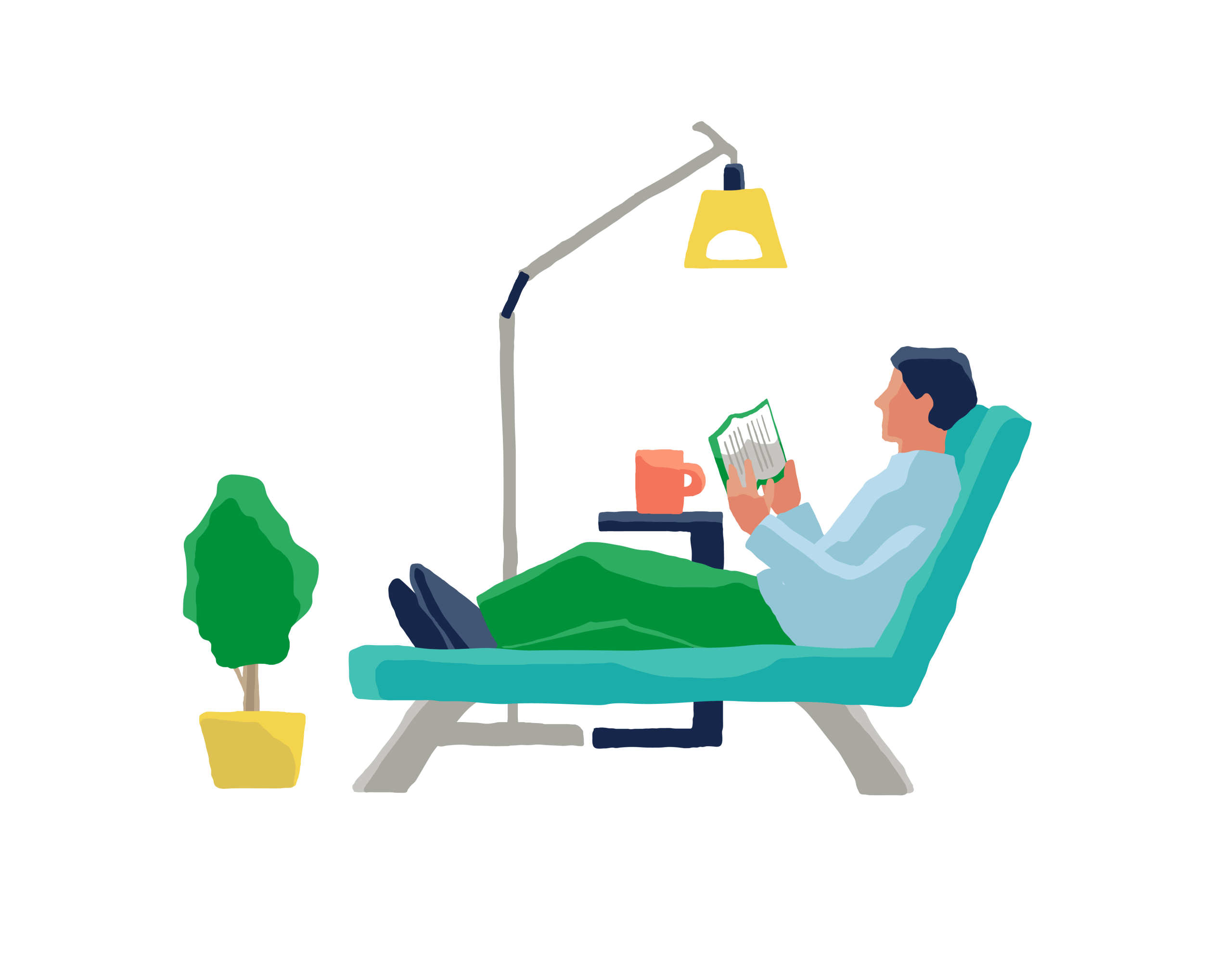 読書のイラスト