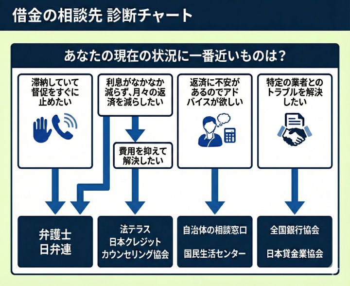 相談先の診断チャート